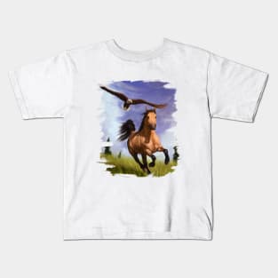 Running free Kids T-Shirt